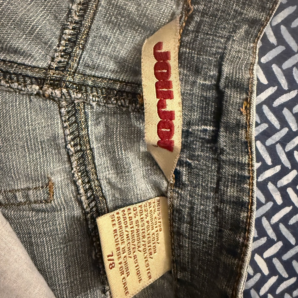 Jou Jou Blue Jean Shorts with Classic Twill Weave